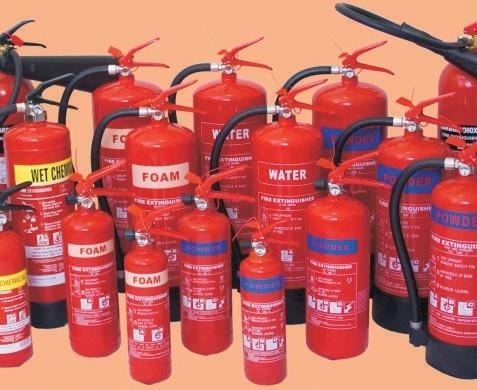 Range of fire extinguishers