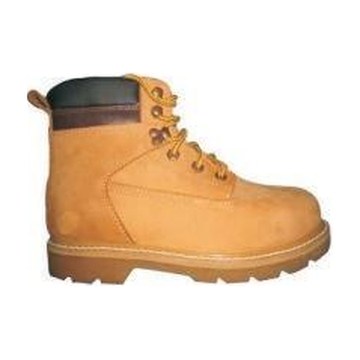 Steel toe safety boot