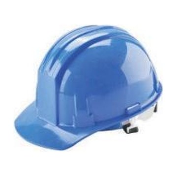 Blue safety helmet